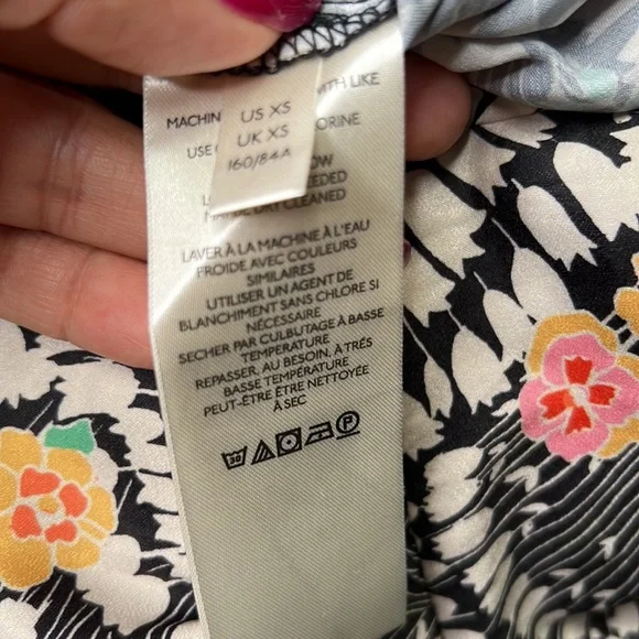 Free People Two Faced Reversible Mini dress size XSmall - Picture 5 of 9